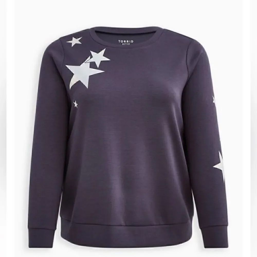 NEW TORRID Star Sweatshirt 